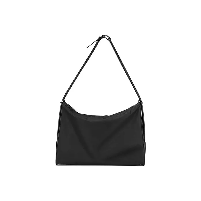 Lost In Echo Nylon Fabric Tote Bag, Shopping Bag, One Shoulder Handheld Crossbody Bag, Bag Tubas Women's Black-5