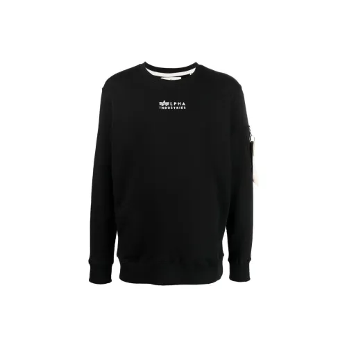 Alpha Industries Sweatshirts Men Black