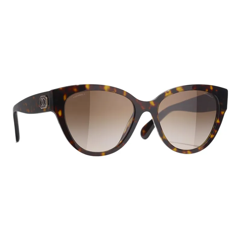 CHANEL Plate Frame Butterfly Sunglasses Women's-1