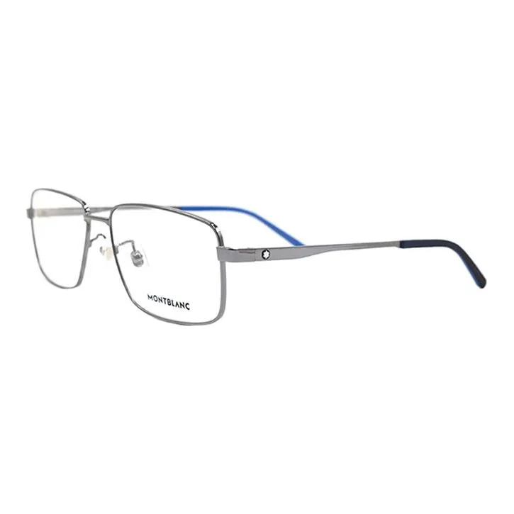MONTBLANC Eyeglass Frames Men Metal Gray-0