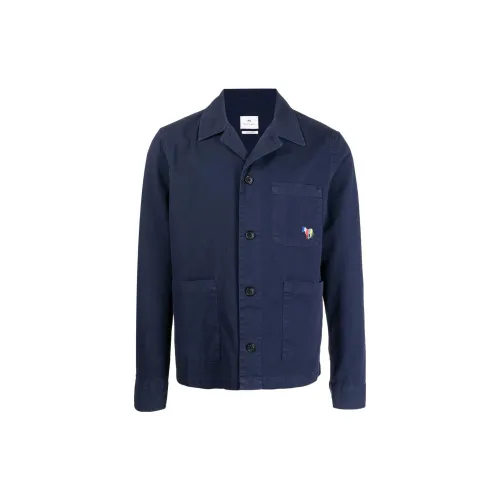 PS By Paul Smith Jackets Men Navy Blue