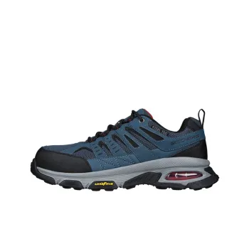 Skechers Work Casual Shoes Men Low Top Blue/Gray