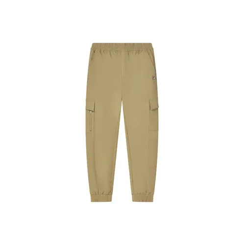 FILA Casual Pants Men Yellow Earth Khaki