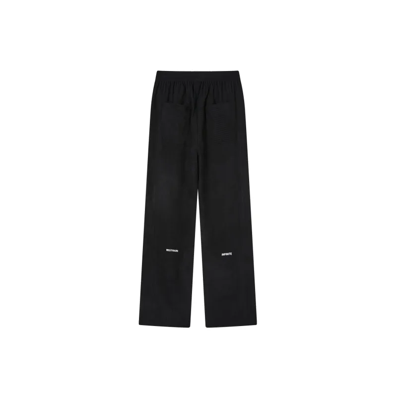 PASET Casual Pants Unisex Black-1