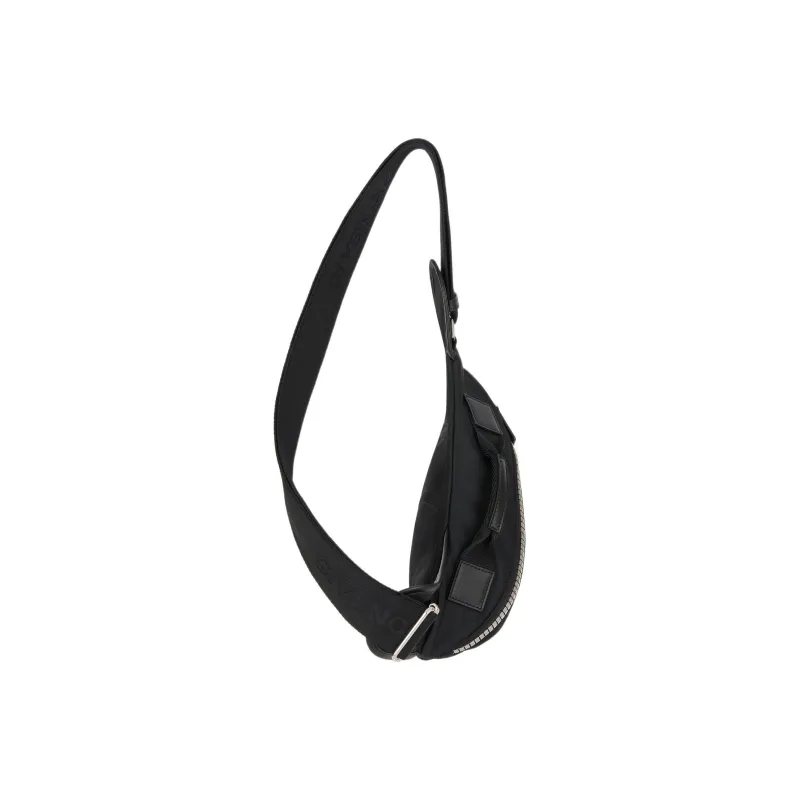 GIVENCHY G-Zip Leather Sling Bag Small Size Men's Black-1