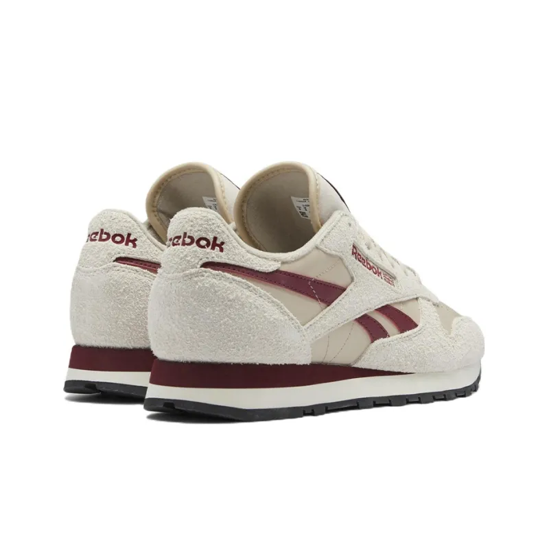 Reebok Classic Leather 'Beige Classic Burgundy'-2