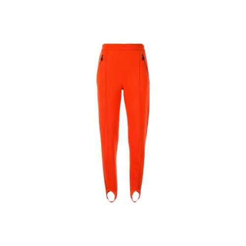 GIORGIO ARMANI Knitted Sweatpants Women's Orange Red