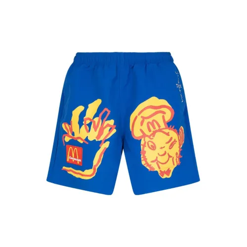 Travis Scott Casual Shorts Unisex Blue