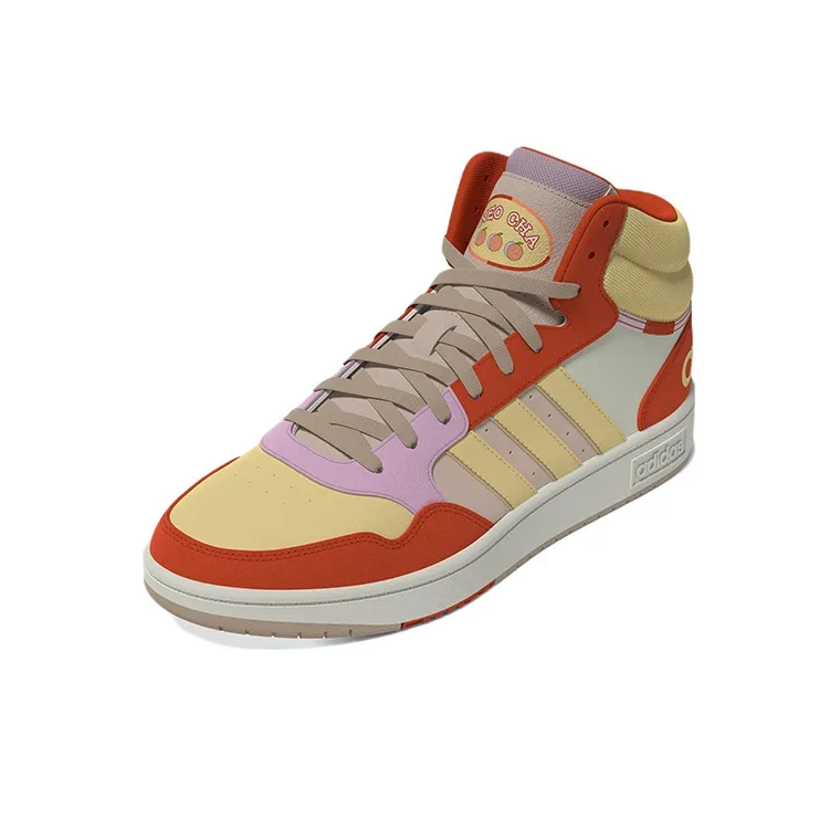 Adidas Hoops 3.0 Mid 'Orange Yellow' Women's-2