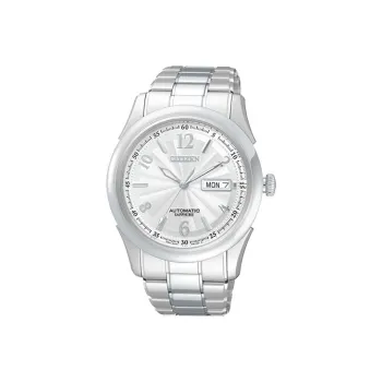 CITIZEN Mechanical Movement Stainless Steel Strap Watch 40mm Men's Watch Silver Dial NH8310 53A