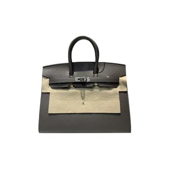 HERMES Birkin Epsom Leather Birkin Bag Handbags Women's 0L Grismeyer Cumulonimbus Gray