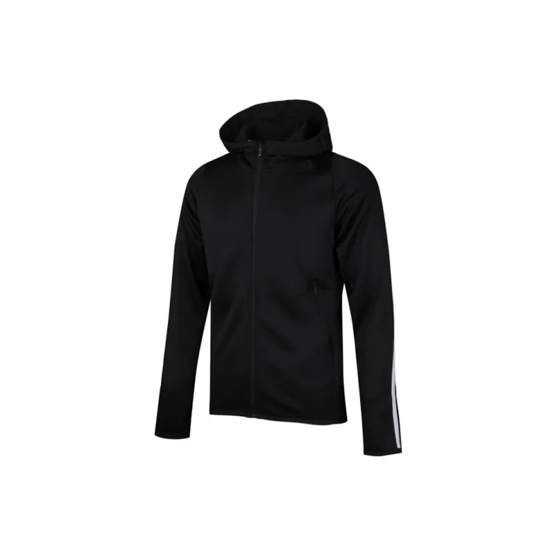 Adidas 3 Stripes Jackets Men Black-2