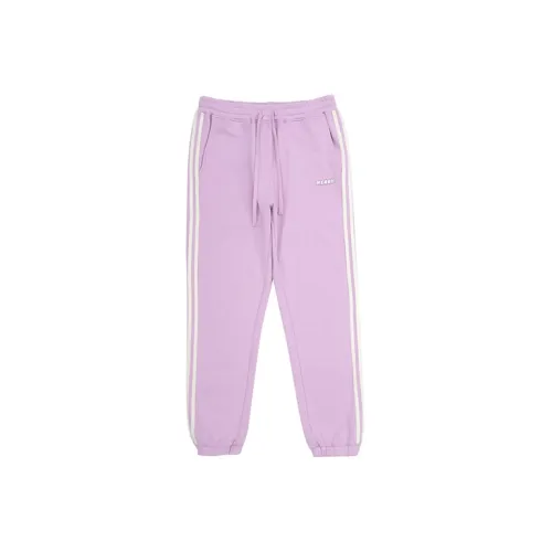 Nerdy Knitted Sweatpants Unisex Light Purple