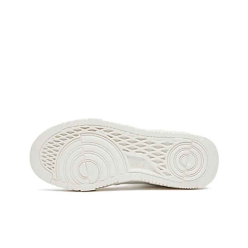 Erke Low Top Skateboard Shoes Women's Unbleached Original Color-3