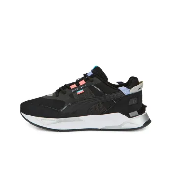 PUMA Mirage Sport Tech Fandom Evolution Cushioning Anti-Slip And Wear-Resistant Low-Top Casual Shoes Unisex Black White
