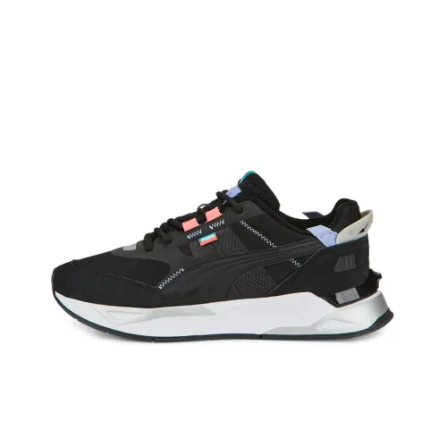PUMA Mirage Sport Tech Fandom Evolution Cushioning Anti-Slip And Wear-Resistant Low-Top Casual Shoes Unisex Black White
