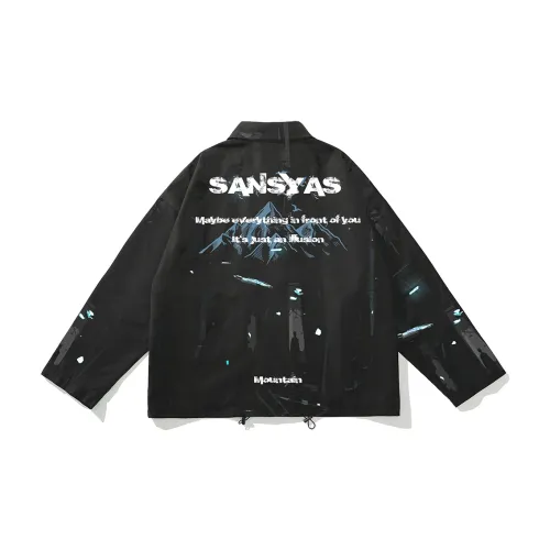 SANSYAS Jackets Unisex Black