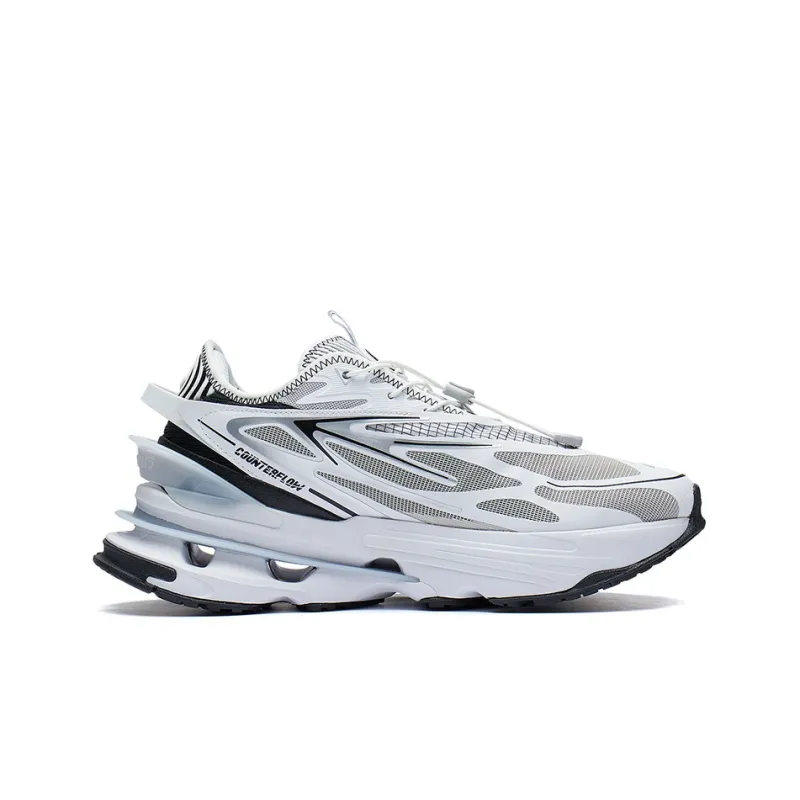 LiNing Hiking Counterflow Xingshan 1.0 V3 Dream Chasing Theme Show Edition Low Top Sports Casual Shoes Men's White Gray-1