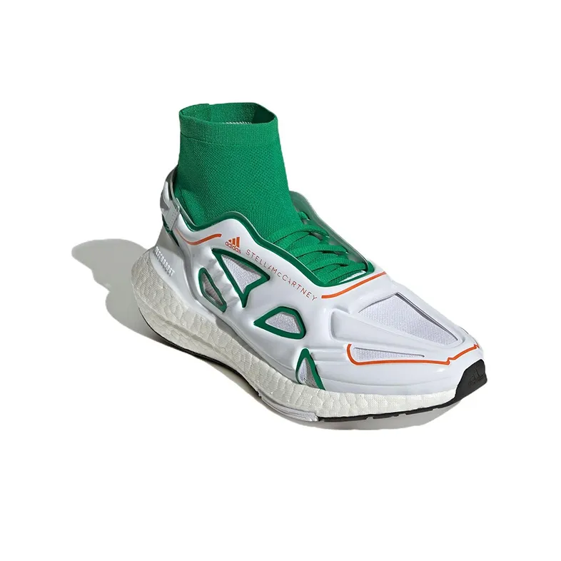 Adidas Stella McCartney X UltraBoost 22 'Green White' Women's-2