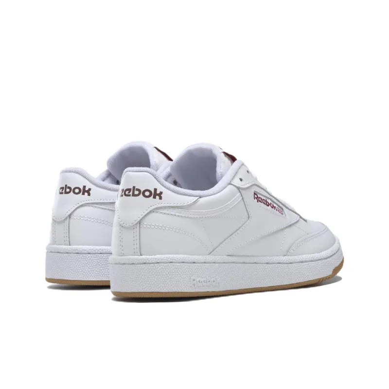 Reebok Club C 85 'White Burgundy Gum'-3