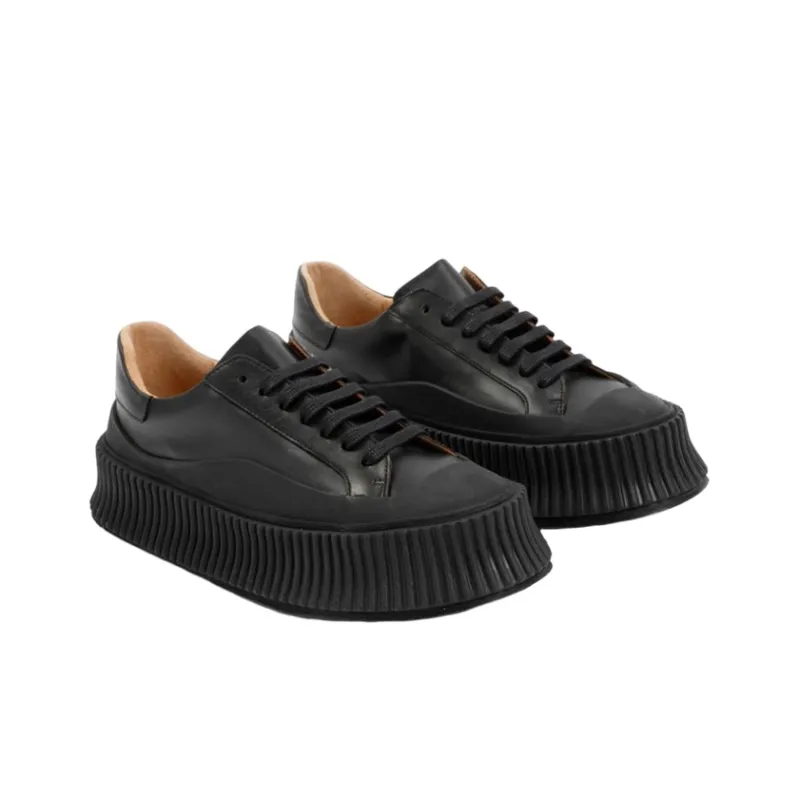 JIL SANDER Platform-sole Slip-on Sneakers-2