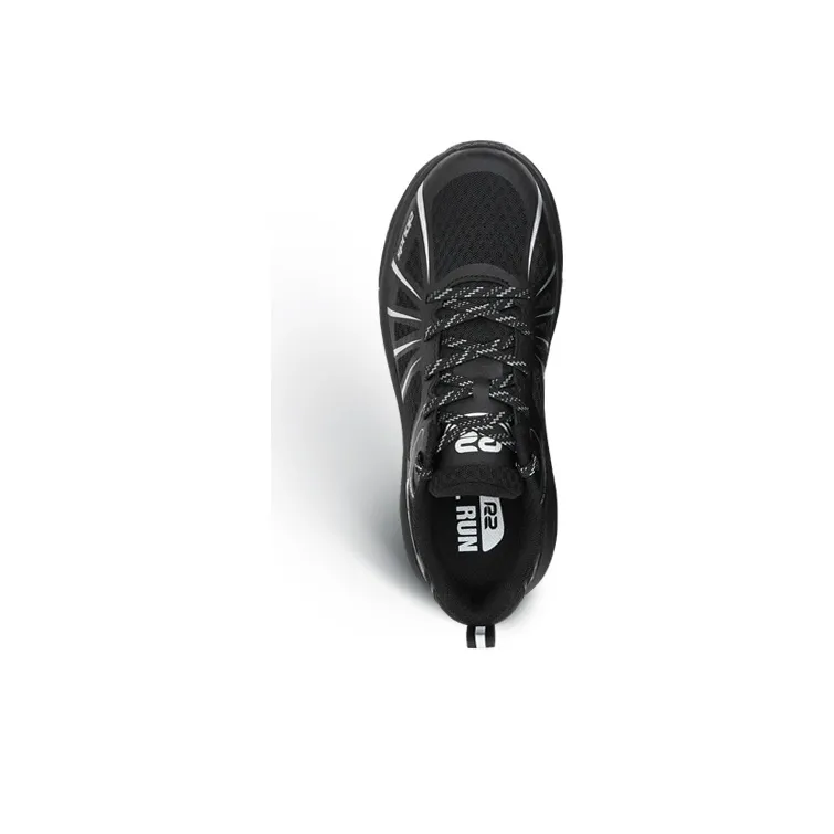 R2 REALRUN Cushioning Wear-Resistant Rebound Low-Top Running Shoes Unisex Black-3