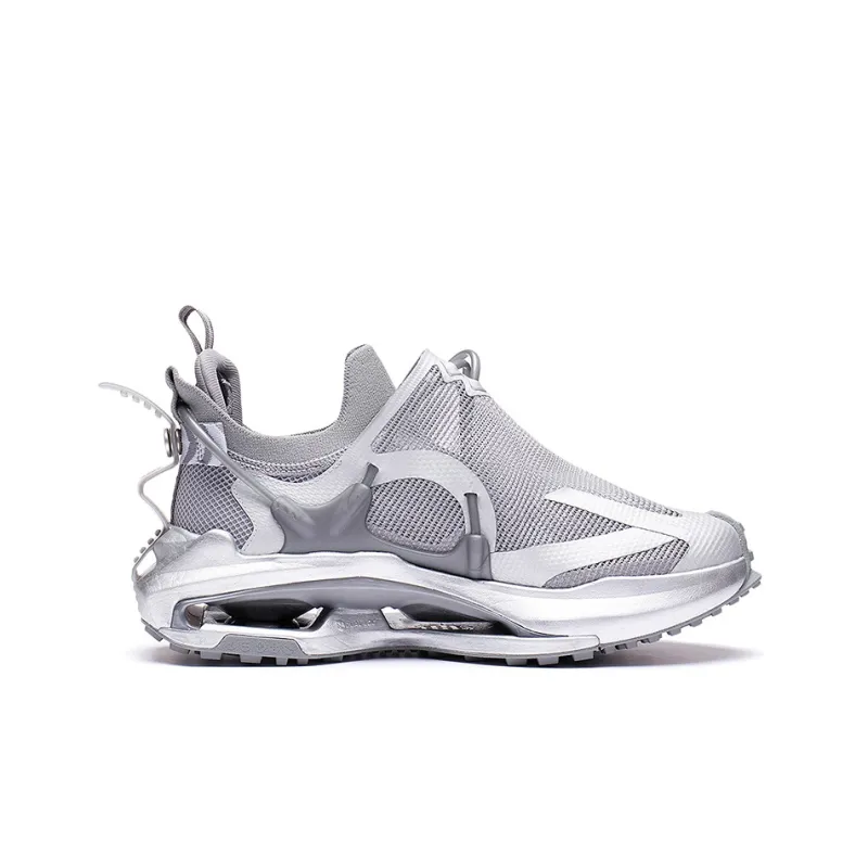 LINING CF Casual Shoes Unisex Low Top Silver/Snow Gray-1