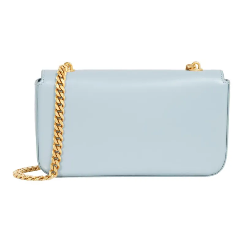 CELINE Triomphe Calfskin Crossbody Bag, Shoulder Bag Women's Blue-1