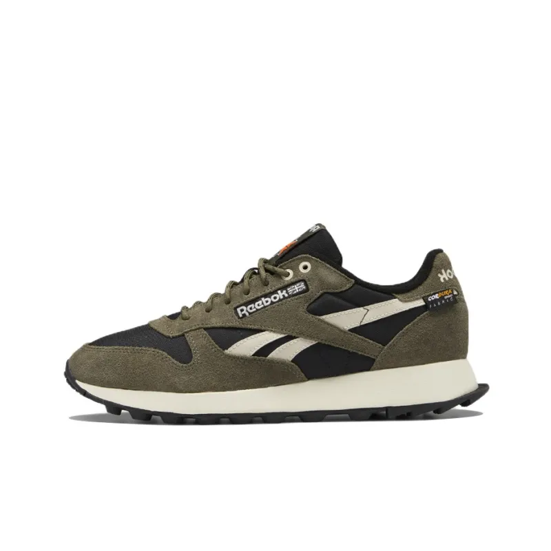 Reebok Classic Leather Cordura Black Army Green-0
