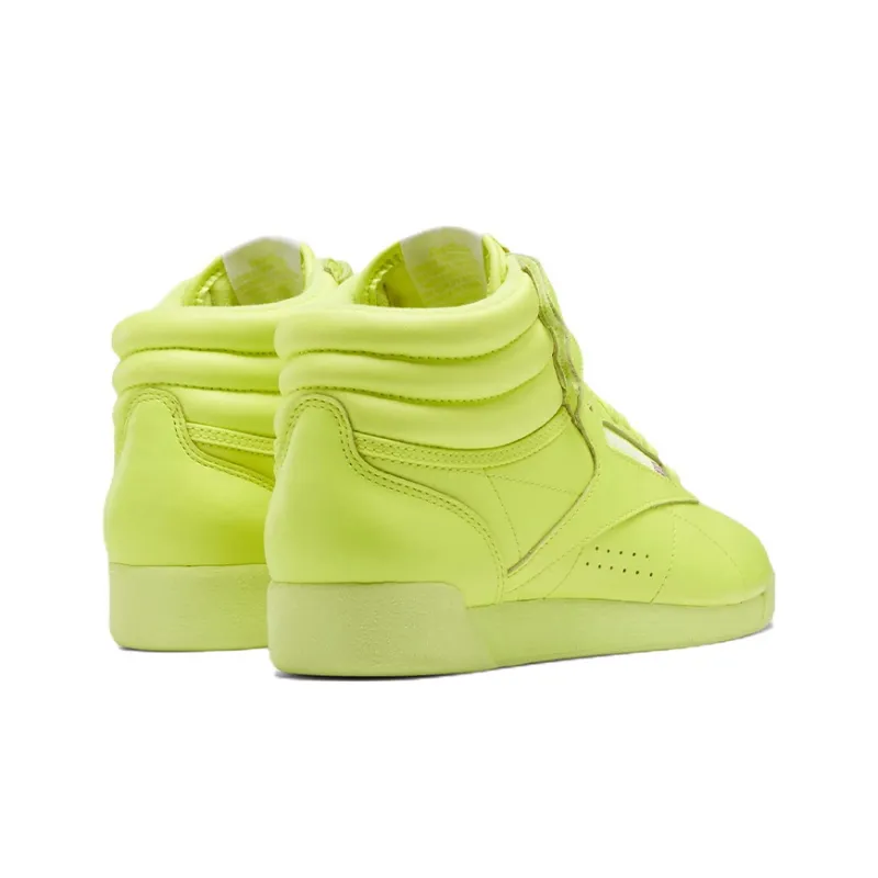 Reebok Women's Freestyle High 'Solar Acid Yellow' Women's-3
