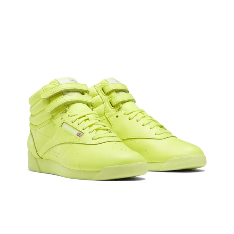 Reebok Women's Freestyle High 'Solar Acid Yellow' Women's-2