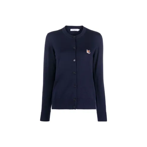 Maison Kitsune Cashmere Sweaters Women's Blue