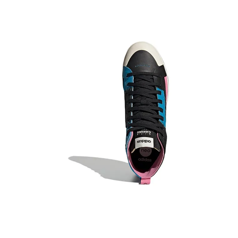 Adidas Neo City Canvas Hi Ssjf X Sesame Street X Jf 'Black Blue Pink'-4