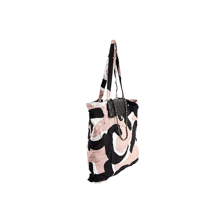 CHANEL WOC22P Nylon Tote Bag, Shopping Bag, Shoulder Bag, Crossbody Bag, Handbag Women's Multicolor-1