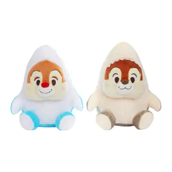 Disney Figure Print 2022 Summer Mickey Pool Party Collection Chip 'N Dale Dolls Plush Doll 18cm High Shanghai Disney