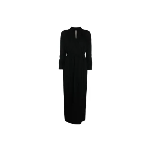 RICK OWENS Long-Sleeved Dresses Women's Black