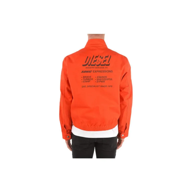 DIESEL Jackets Men Orange-1