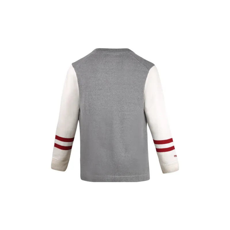 Mitchell Ness Sweaters Men Gray-1