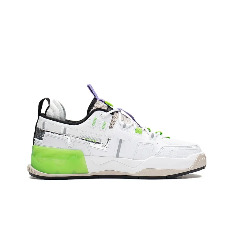 LiNing CF Speedstar 1.5 Low Top Skateboard Shoes Men's Standard White-1