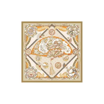WENSLI Double Sided Print Large Scarf Women's