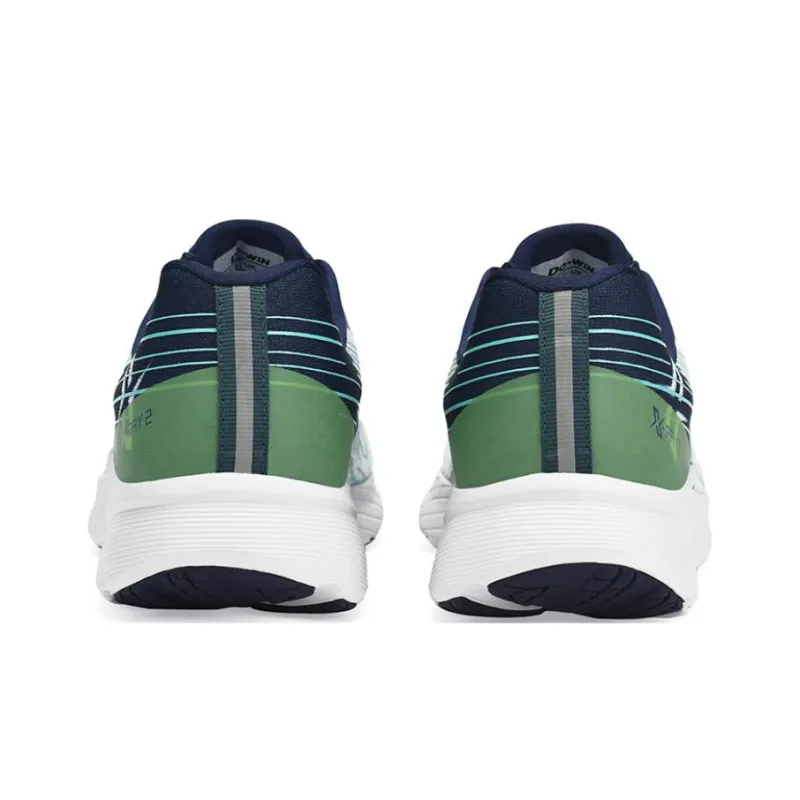 DO WIN Breathable Low Top Casual Running Shoes Unisex White Blue-3