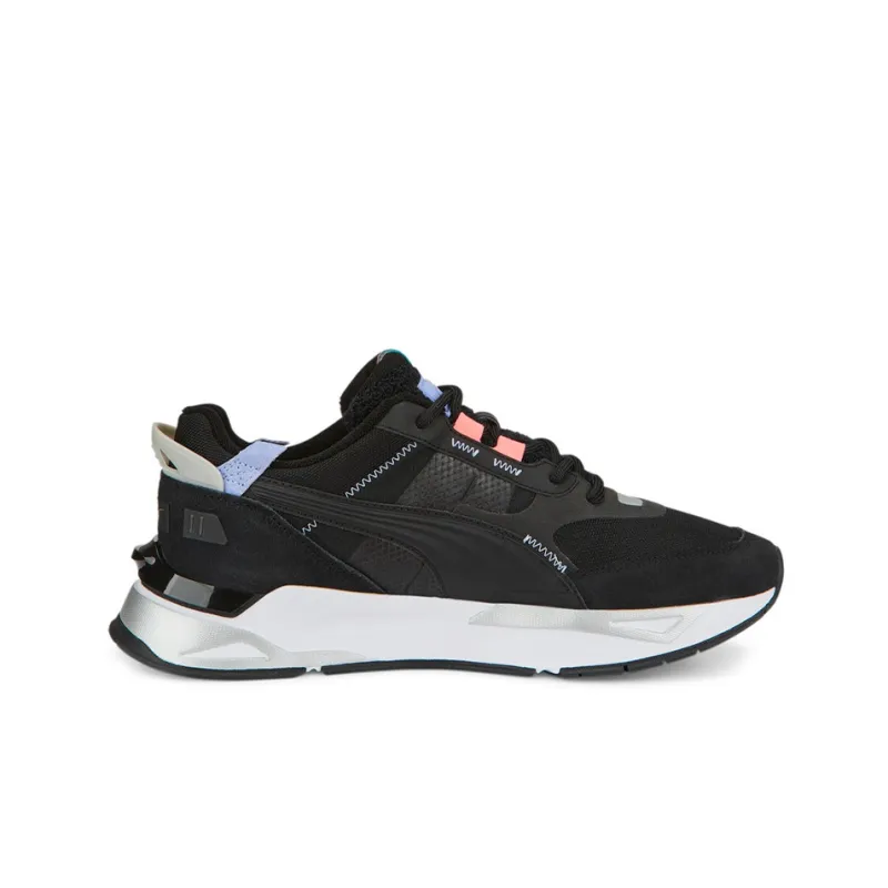 PUMA Mirage Sport Tech Fandom Evolution Cushioning Anti-Slip And Wear-Resistant Low-Top Casual Shoes Unisex Black White-1