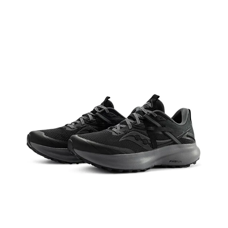 saucony Women's Ride 15 TR 'Black Charcoal'-2