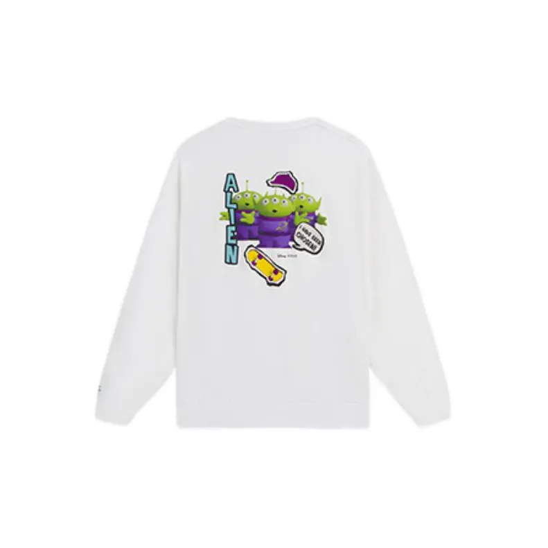 LINING Disney Sweatshirts Unisex White-1