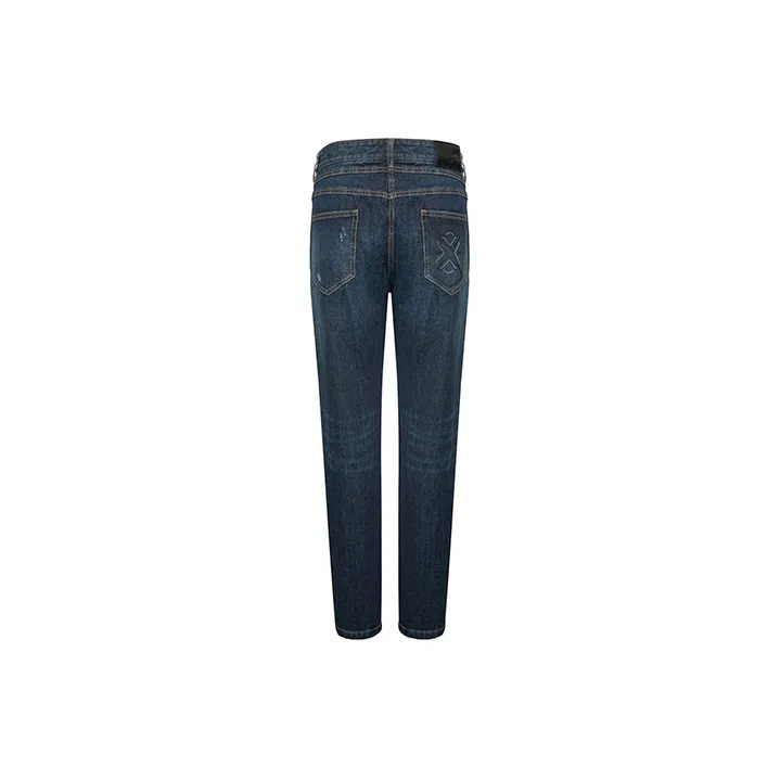 LIU·JO UOMO Ripped Pants Moderate Jeans Men's Denim Blue-1