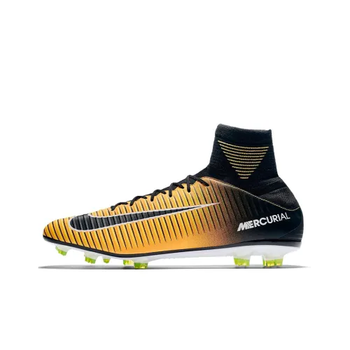 Nike MERCURIAL VELOCE 3 Soccer Shoes Men High-Top Yellow/Black