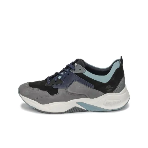 Timberland Anti-Slip Wear-Resistant Low-Top Sports Casual Shoes Women's Black Gray Blue