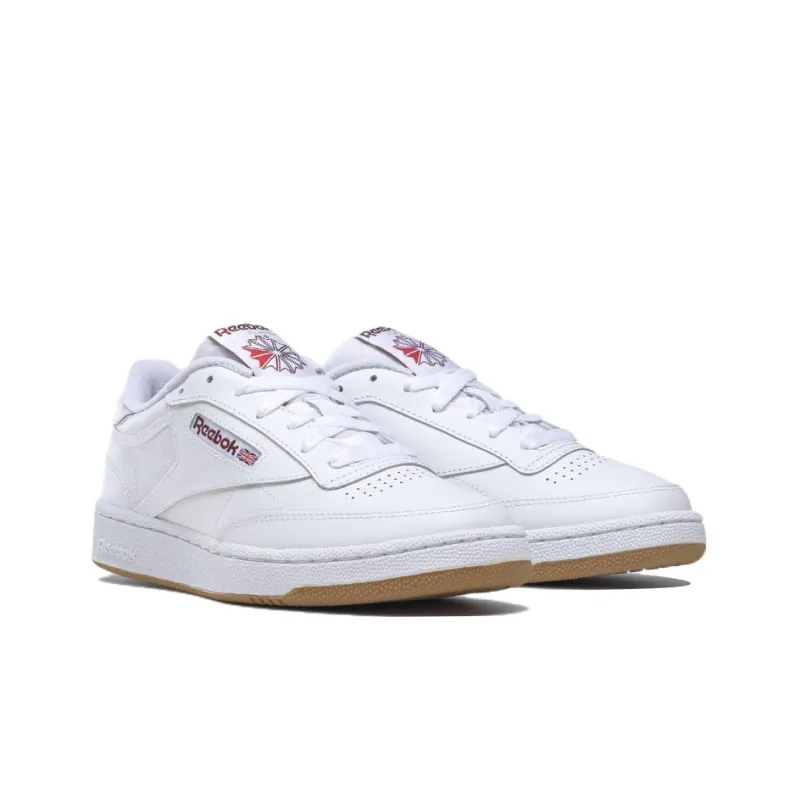 Reebok Club C 85 'White Burgundy Gum'-2