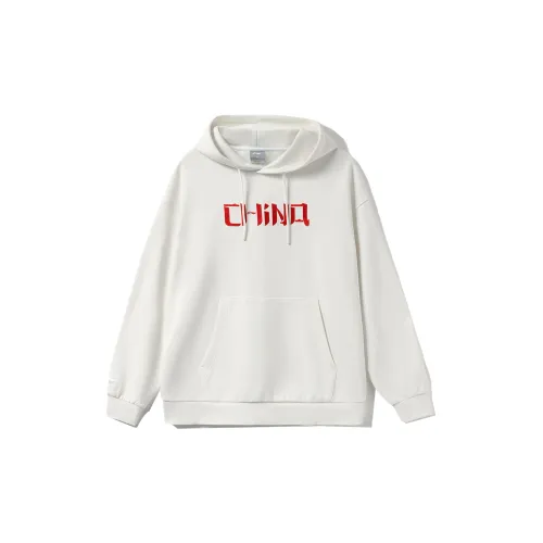 LINING Sports Life Collection Sweatshirt Unisex Ivory Thick