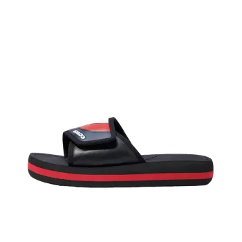 COACH EVA Slip Resistant Slide Slippers Men's Black Red